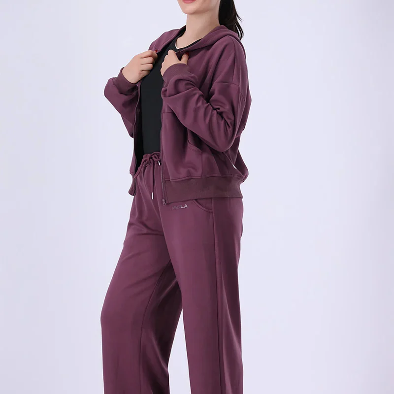 SereneFleece Relaxed Hoodie & Trouser Set